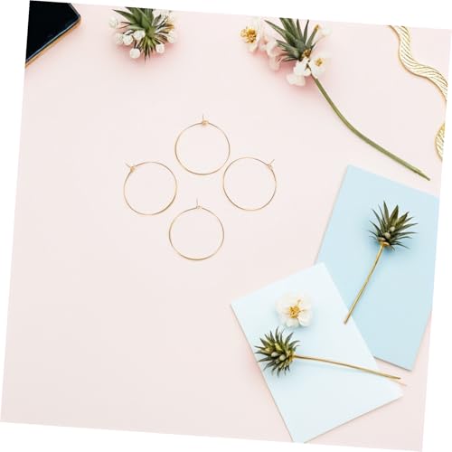 COLLBATH 10pcs Oversized Thin Hoop Earrings for Women Lightweight Stainless Steel Large Circle Earrings with Fade-resistant Finish Minimalist Chic Style for Parties Weddings and Everyday
