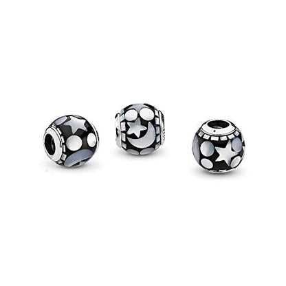MiniJewelry Celestial Moon Star Sun Charm fits Pandora Charms Moments Bracelets Sterling Silver Bead