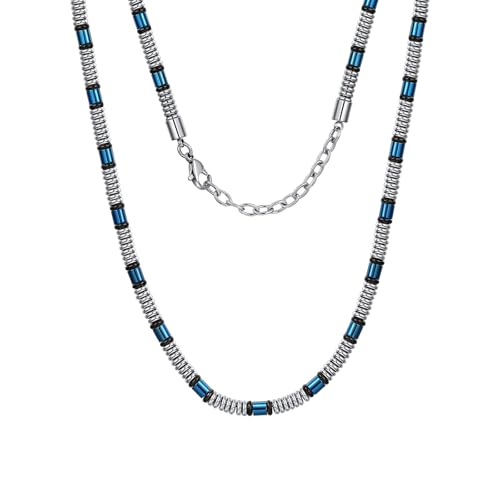 Stainless Steel Chain Necklaces,Rolo Chain Necklace for Men Women,Unique Fashion and Charm Jewelry, Silver Tone Chain,Stainless Steel Adjustable Link, Gifts for Friends/Husband/Dad - style: 1480
