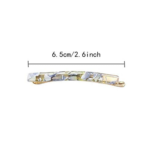 Hair Clips Bobby Pins Acetate Barrettes，14Pcs | 7 Design,Headwear Chic Tortoise Shell Hair Pins Accessories Fashion Geometric Bobby Hair Clips for Thin Thick Hair - color: Retro Style Bobby Pins