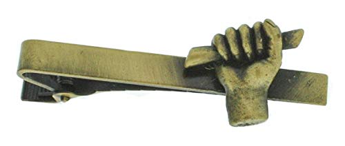 J1TB Hold To The Rod Gold Tone Tie Bar Alloy Mormon One Moment In Time LDS CTR
