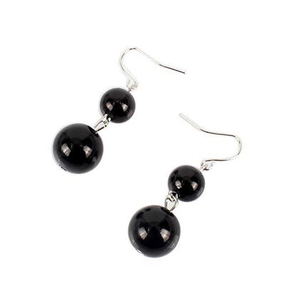 KOSMOS-LI Large Multi Layer Faux Pearl Strand Costume Jewelry Sets For Women Stocking Stuffers - color: Black