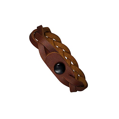 PITKA LEATHER Mixed Colors Mystery Braid Leather Bracelets Kit - 8 Leather Bracelets Braiding Ready 2 of Each Color - Made in USA