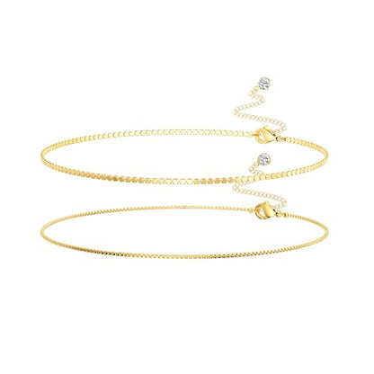 14K Gold Plated Layered Body Waist Chain for Women | Layered Waist Chain with CZ Heart and Pearl Pendant, Belly Chain Belt Jewelry for Women, Bikini Summer Beach Wear - style: Box & Square Waist Chain