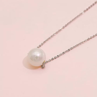 Dainty Layered Pearl Choker Necklace for Women Dainty Chain Necklaces Daisy Pearls jewelry Valentine Day Graduation Bride Gifts - color: silver
