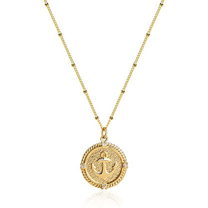 MTMY Gold Starfish Necklace 14K Gold Plated Shell Conch Ocean Pendant Necklace for Women Beach Summer Jewelry - style: anchor