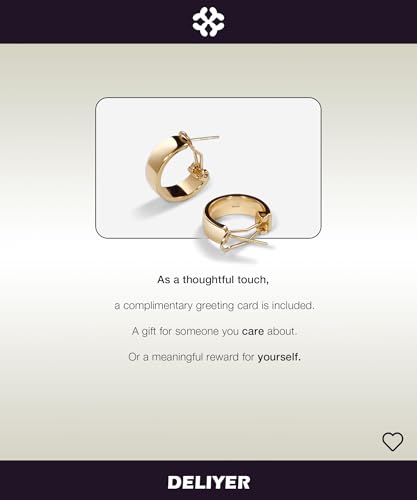 Huggie Hoop Earrings Chunky Gold Hoop Earrings for Women Hypoallergenic Small Hoop Earrings Non Tarnish Everyday Wide Hoop Earrings Gifts(Gold/Silver) - color: Gold