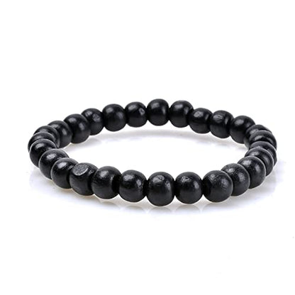 Fashion Retro Leather Bracelet, Stylish Classic Braided Bracelet for Women, Cuff Wrap Bracelet for Men, Black