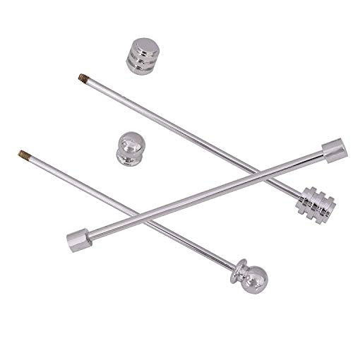 3PCS Copper Collar Bar Shirt Tie Necktie Pins Clip Clasp Lapel Stick Brooch Barbell Screw Cravat Pin - color: Silver