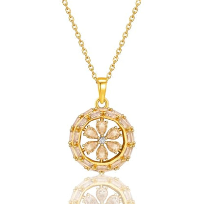 Ahiller Women's Necklace, Dainty Pendant Choker, Adjustable Chain | Heart Initial & Round Pendants, Daily Necklace,17-21" Adjustable Necklaces, Trendy Minimalist Jewelry, Stainless Steel Chain - color: ZF-Gold, style: Other Shapes - Multi-Color