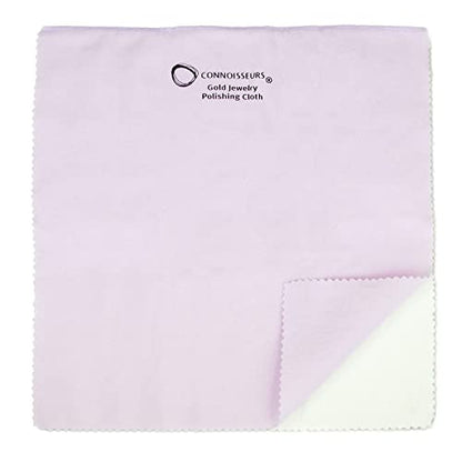 CONNOISSEURS - Extra Large Polishing Cloth - 14x14 Inches | Premium Edition - For Gold Jewelry - Ultrasoft Fabric with Anti-Tarnish Formula - style: 14 x 14 Inches - Gold