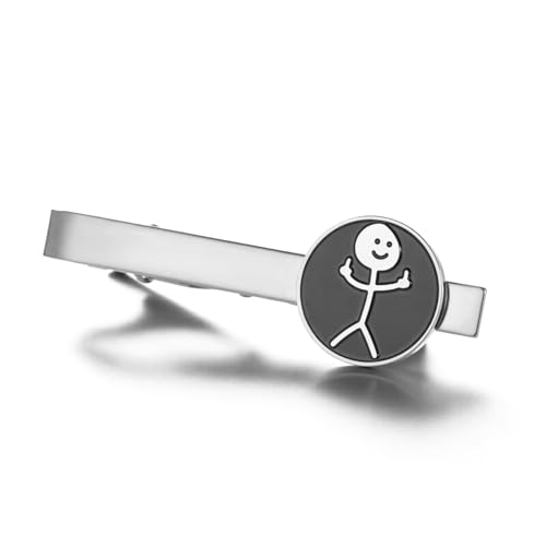 Dreamtimes Rock Skull Hand Tie Clip Halloween Shirt Tie Clips Figurine Sign Language Tie Clip Rock On Hand Gesture Stainless Steel Novelty Tie Accessory for Men - style: Style 1-S