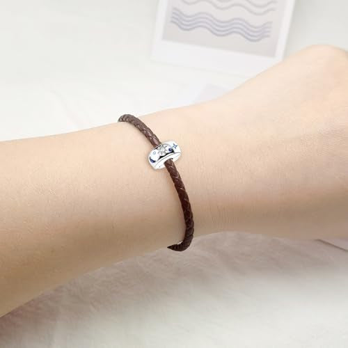Moon Star Clip Spacer Charm Lock Stopper Bead for Pandora Bracelet Present