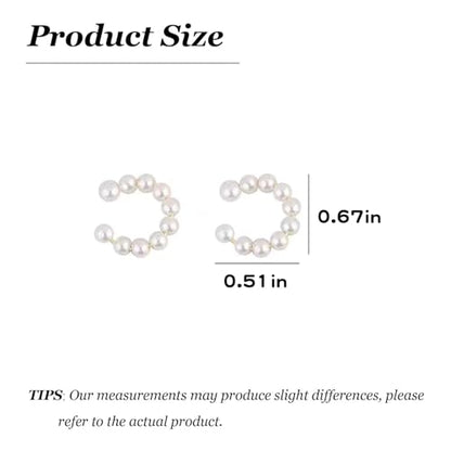 Ear Cuff Earrings for Women Chunky Ear Cuffs Non Piercing | Clip on cartilage earrings helix fake earrings jewelry trendy stuff christmas gift stocking stuffers - color: C