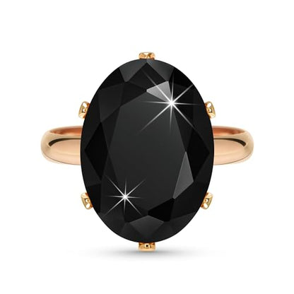 Linawe Cubic Zirconia Imitation Diamond Moissanite Rings for Women, 14K Gold/Rose Gold/Silver Adjustable Chunky Ring, Costume Rhinestone Jewelry for Wedding Engagement | Costume Jewelry, Copper, Large, Cocktail, Birthstone, Rhinestone, Gemstone, Cubic Zir