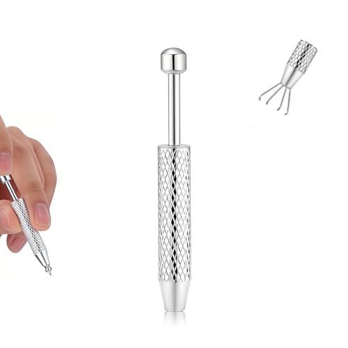 Piercing Tapered Ball Grabbing Tool for Jewelry Replacement - 14G 16G 18G 20G Stainless Steel Flat Back Earring Applicator Tool Threaded, Internal Threaded, External Threaded Body Piercing Insertion Needle Kit for Ear/Nose/Navel/Nipple/Lip/Eyebrow/Tongue