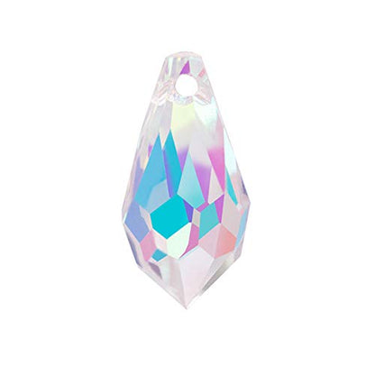 LONGWIN 72pcs AB Teardrop Crystal Beads 7x14mm Waterdrop Glass Beads for Jewelry Making, Earrings, Necklaces, Bracelets - size: 72pcs 7x14mm