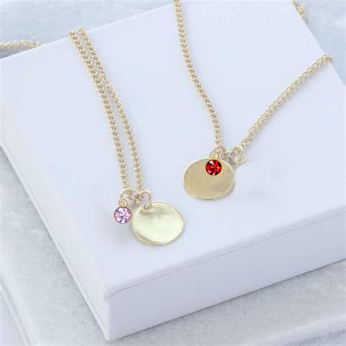 BetterJonny 260pcs Charms for Jewelry Making, 60pcs Gold Crystal Birthstone Charms Beads with 100 Lobster Clasps and 100 Jump Ring for Necklace Bracelet Earring - color: （#A）Gold Round