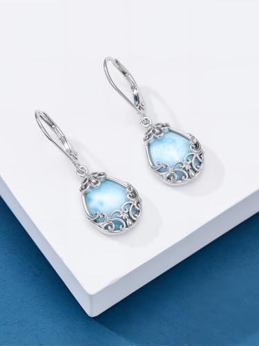 Dorunmo s925 Sterling Silver Western Dangle Drop Earrings Birthday Jewelry Gifts for Women - style: Filigree