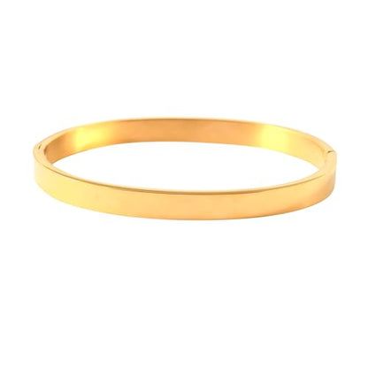 JewarHaat Gold Bracelets for Women Stack Love Bangle Bracelets Trendy Stainless Steel Friendship Birthday Anniversary Wedding Jewelry Stocking Stuffers Christmas Gifts Women Mom Wife - color: Gold
