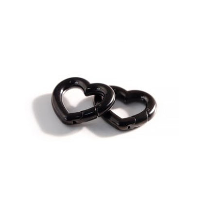 1Pc Oval Spring Clasps Clips Connector Rings for Keychain DIY Crafts (Black-D) - color: Black-D