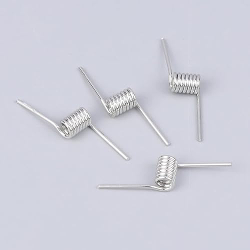 8 Set Hair Claw Clip Spring Replacement with Central Axle Rod for Large Medium Claw Clips Hairpin Squre Rectangle Butterfly Jaw Clamp Repair Parts