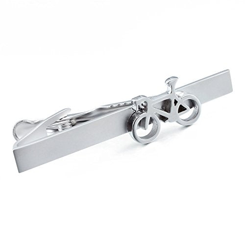 HAWSON 2 inch/ 2.2 inch Tie Clip for Men, Novelty Tie Bar Clip for Men and Boys, Interesting Tie Clip for Party - color: Bike
