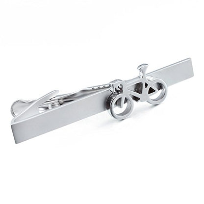 HAWSON 2 inch/ 2.2 inch Tie Clip for Men, Novelty Tie Bar Clip for Men and Boys, Interesting Tie Clip for Party - color: Bike