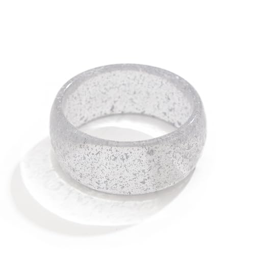 Colorful Acrylic Resin Open Cuff Bracelets Simple Transparent Chunky Thick Bangle Statement Irregular Geometric Resin Wide Wristband Chunky Acetate Wrap Cuff Bracelets - color: B-02