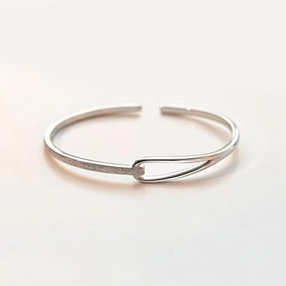 925 Sterling Silver Bangles For Women Handmade Silver Bangles Open Adjustable Bangle Bracelets For Women Silver Open Cuff Bracelets Stackable Wrap Bangles Festival Jewelry Gifts - color: Style 06