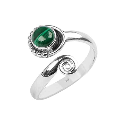 Gemstone Stone Toe Ring 925 Sterling Silver Feet Body Jewellery Handame Toe Ring Gemstone Adjustable Toering For Girls Women Gift Jewellery