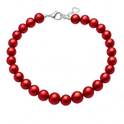 Baby Crystals Personalized Red Bracelet for Protection –Baby Jewelry for Girls | 14K Gold-Plated or Sterling Silver Initial Charm Bracelet | Baptism, Birthday Gifts - style: Red Single