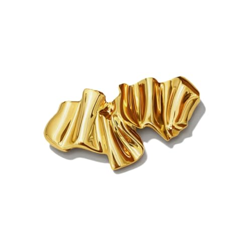 XIMEO Brooches and Pins for Women – Elegant Gold and Silver Metal Brooch Pin, Vintage Lapel Pin Jewelry Gift - color: Lightning Gold