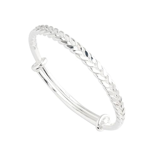 925 Sterling Silver Bracelet Plated Cuff Bangle Bracelet Fashionable Multi-layer Cross Wire Bangle Bracelet Open Adjustable Wide Cuff Bracelet for Teen Girls Fashion Jewelry - color: 13
