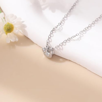 RZKING Silvery Necklace for Women, Gifts for Friend Mom Daughter Teacher - style: Sloth