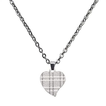 Temperature Sensing Color Changing Pendant Necklace Love Heart Butterfly Turtle Dolphin Moon Star Mood Necklace for Girl Women Gift - color: Love Shape
