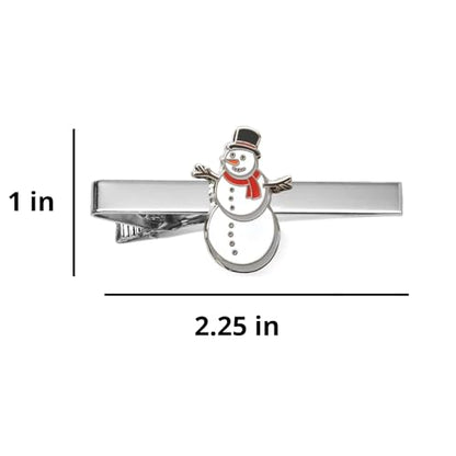 tiemart Tie Bar - style: Snowman