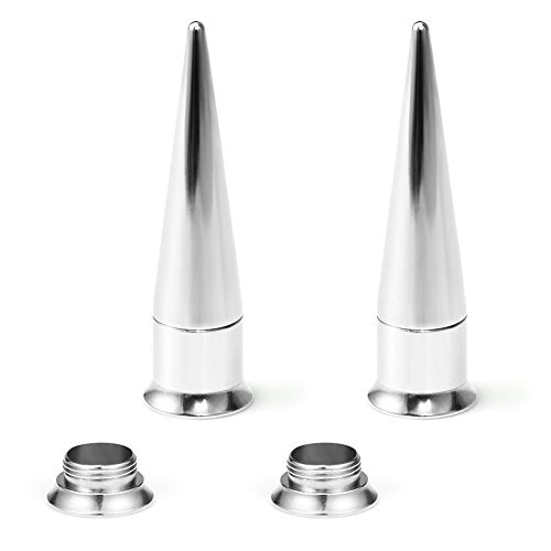 Unisex 2 in 1 Stainless Steel Screw Fit Interchangeable Taper Plug Piercing Ear Tunnel Stretcher Expander 6G 4G 2G 0G 00G Gauge - style: 00G=10mm