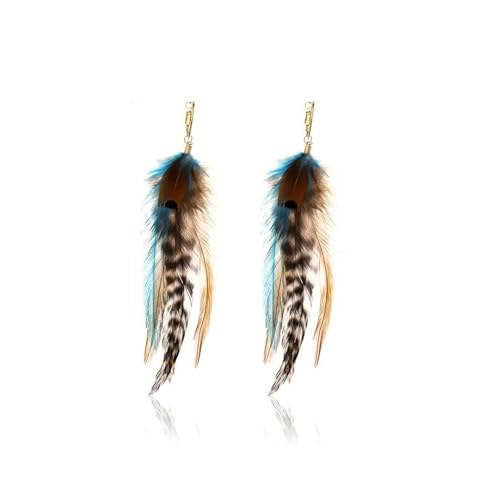 Feather Earrings Native American Earrings Boho Dangle Earrings for Women Tribal Indian Dreamcatcher Hippie Western Festival Summer Beach Jewelry - color: A2:Boho Dangle Earrings