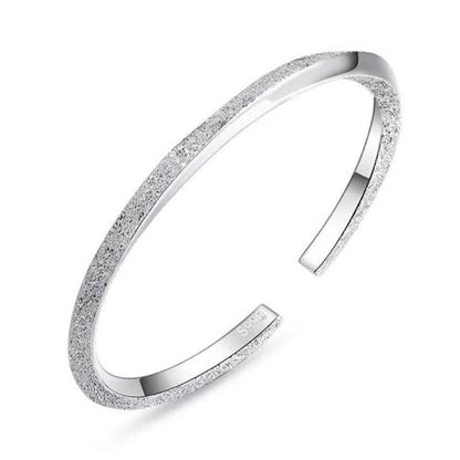 925 Sterling Silver Bracelet Plated Cuff Bangle Bracelet Fashionable Multi-layer Cross Wire Bangle Bracelet Open Adjustable Wide Cuff Bracelet for Teen Girls Fashion Jewelry - color: 6