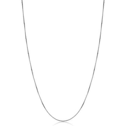 Kooljewelry 14k White Gold Box Chain Pendant Necklace for Women (0.6mm, 0.7mm, 0.8mm or 1mm/ lengths from 13 to 30 inches) - size: 16 inch, style: 0.7 mm wide