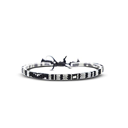 Made by Nami Surfer Anklet for Men and Women Waterproof and Adjustable Surfer Ankle Bracelet String Ankle Bracelet Beach Accessory for Ethnic Hippie Style - color: Black