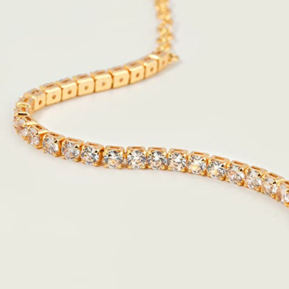 MEVECCO Anklet for Women Gold Chain 14K Gold Plated Dainty Boho Beach Summer Simple Foot Jewelry Ankle Bracelet - style: CZ Claw