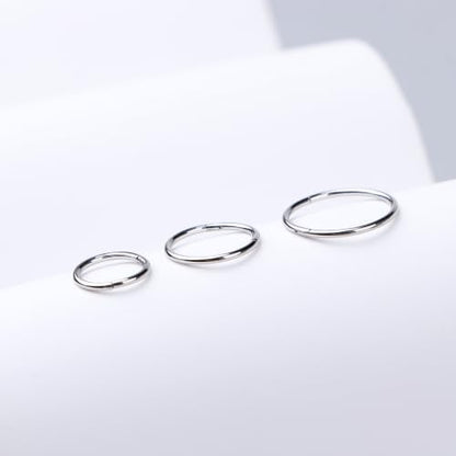 Nose Rings 20G 18G 16G 316L Surgical Steel Hinged Clicker Segment Nose Hoop Helix Cartilage Daith Tragus Sleeper Earrings Body Lip Piercing Jewelry for Women Men 6mm 7mm 8mm 10mm 12mm - style: 15:Silver+Gold-20G*8mm(4pcs)