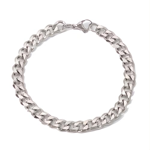1 pcs Hand Chain Bracelet Rope Stack Bracelets Bangles 3 MM Stainless Steel Jewelry for Men Women - color: Silver, size: 3 MM