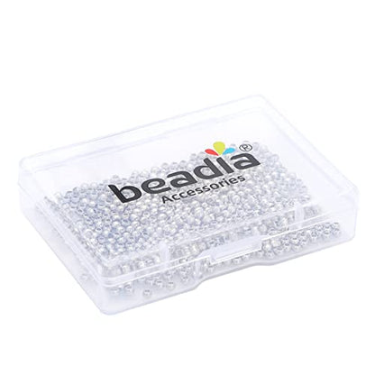 Platinum Plated Round Spacer Beads 2.5mm 500pcs for Jewelry Making Findings Non Tarnish - color: Platinum, size: 2.5mm