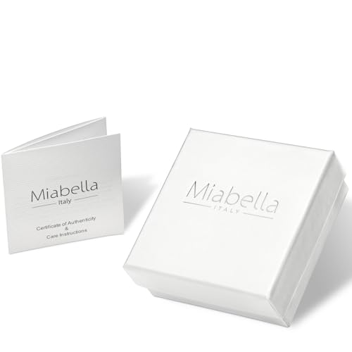 Miabella Italian 925 Sterling Silver 5mm Cuban Bracelet for Men Women | Solid, Diamond-Cut, Link Curb Chain, Fine Jewelry, Made in Italy - style: Length 7.5 Inches (men's small size)