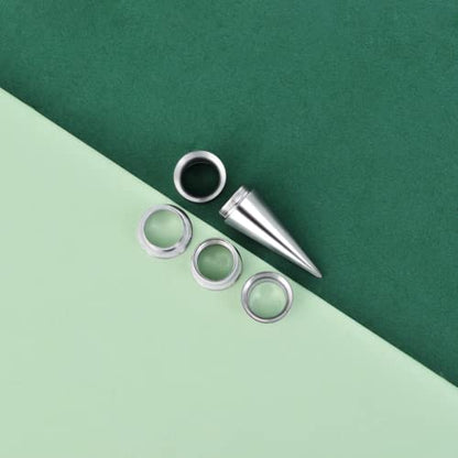 36PCS Ear Gauge Stretching Kit Stainless Steel Double Flare Alloy Tapers 3 In 1 Plugs Set Eyelet 14G-00G - color: 11-16mm