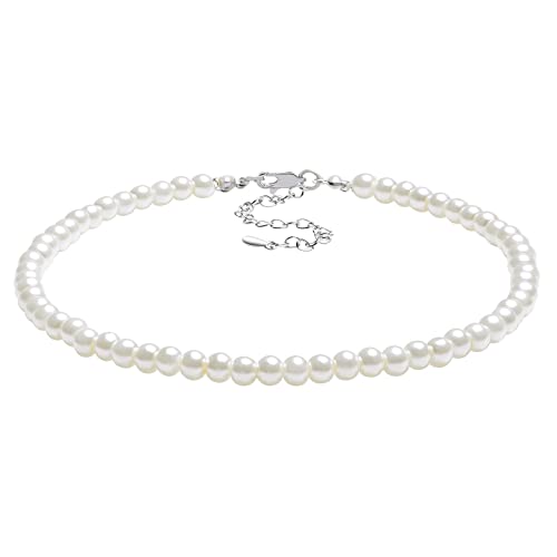BABEYOND Round Imitation Pearl Choker Necklace Multi Strands Choker 20s Flapper Necklace Accessories for Gatsby Themed Party - style: 1-layer