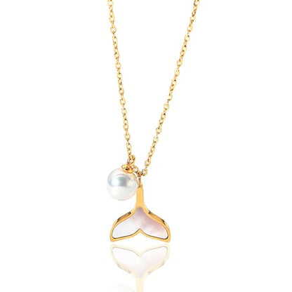 Unisex Celestial Gold Pendant Necklaces, Sun/Moon/Star/Angle Celestial Elements Unisex Choker Gold Lover Chains for Men and Women Jewelry - color: Gold Chain - Mermaid
